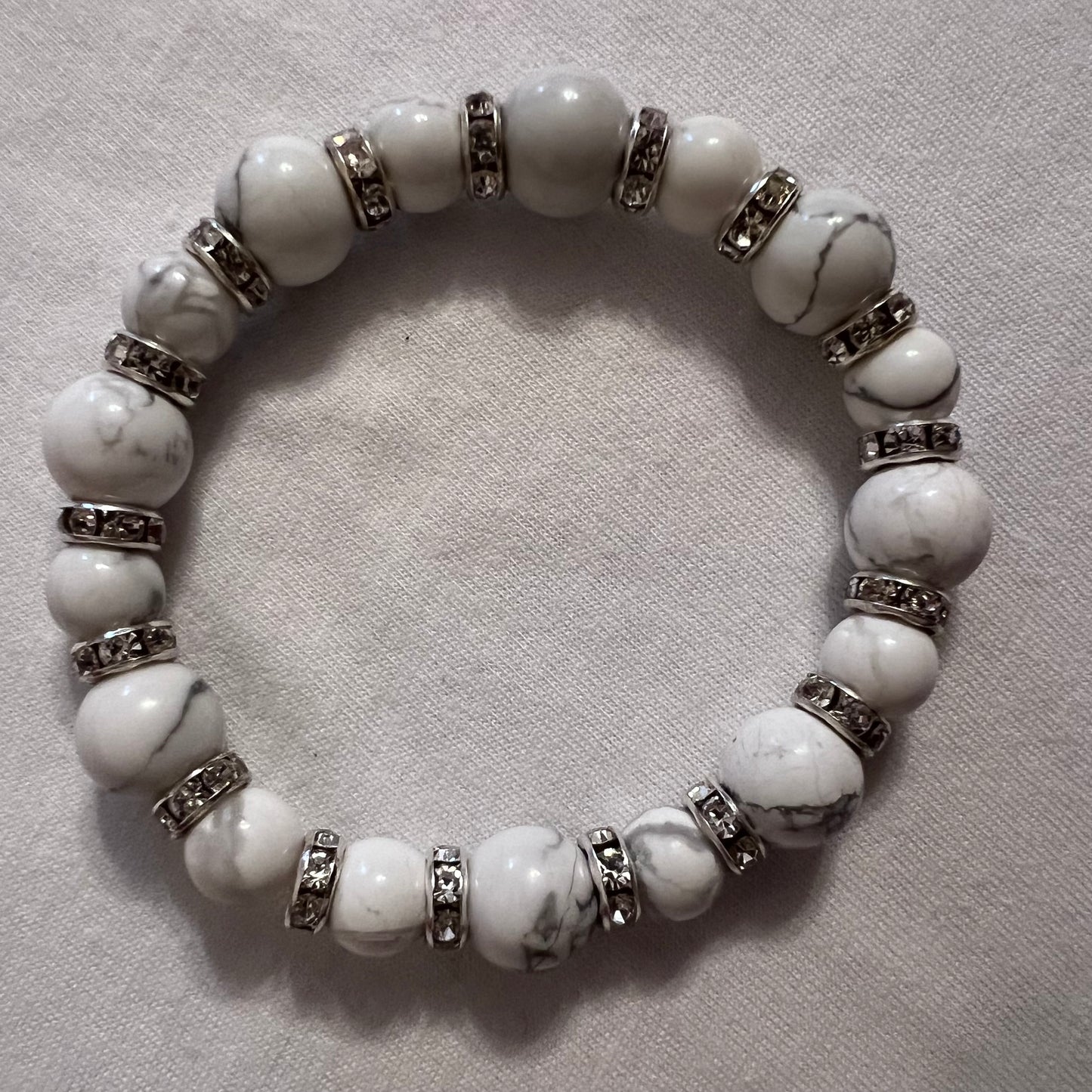 White Howlite Bracelet