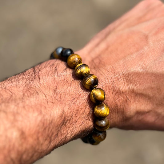 Brown Tiger's Eye Bracelet (10mm beads)